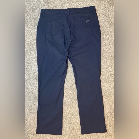Eddie Bauer Nylon Pants Mens 38 X 30 Gray Khaki Stretch Hiking Travel Outdoor - Picture 3 of 11